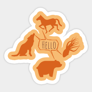 HELLO Sticker